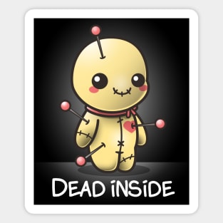 Dead inside voodoo doll Magnet